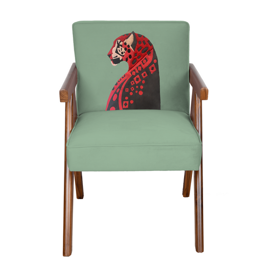 Cheetah in Flo Armchair