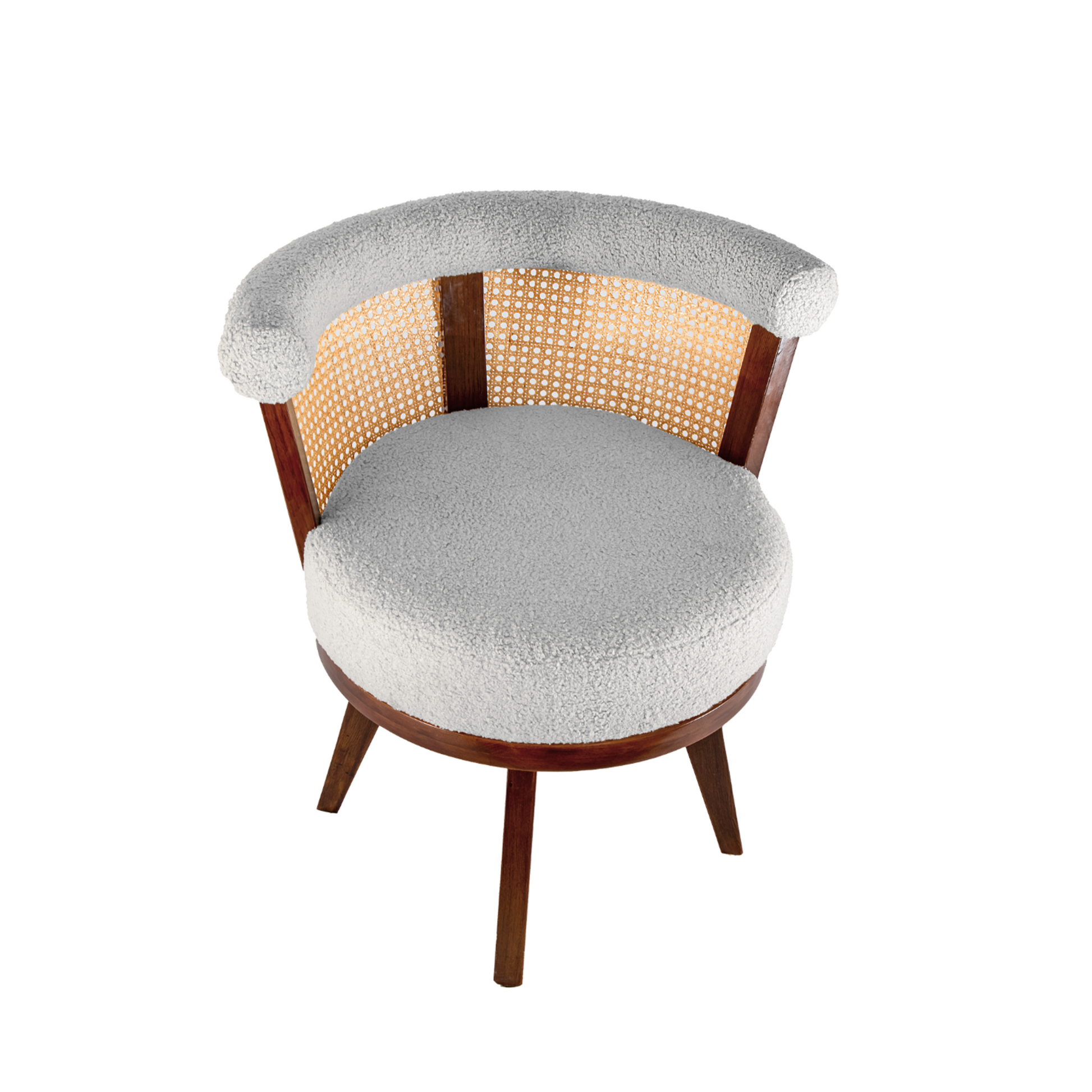 Zen Rattan Swivel Chair