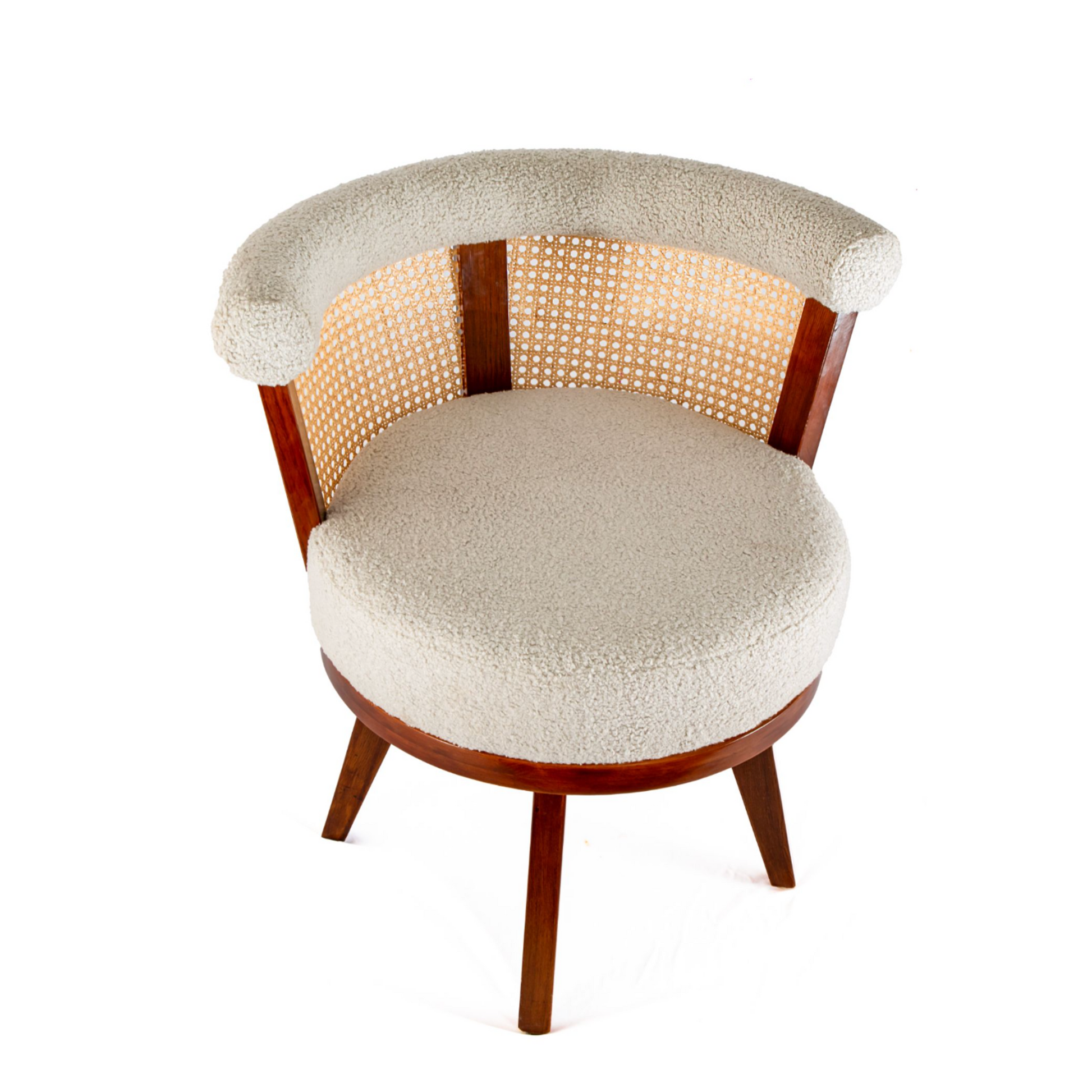 Zen Rattan Swivel Chair