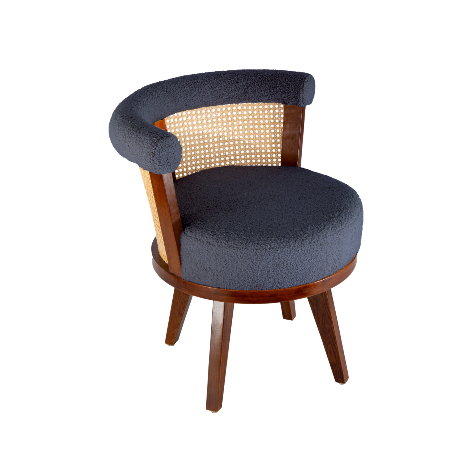 Zen Rattan Swivel Chair