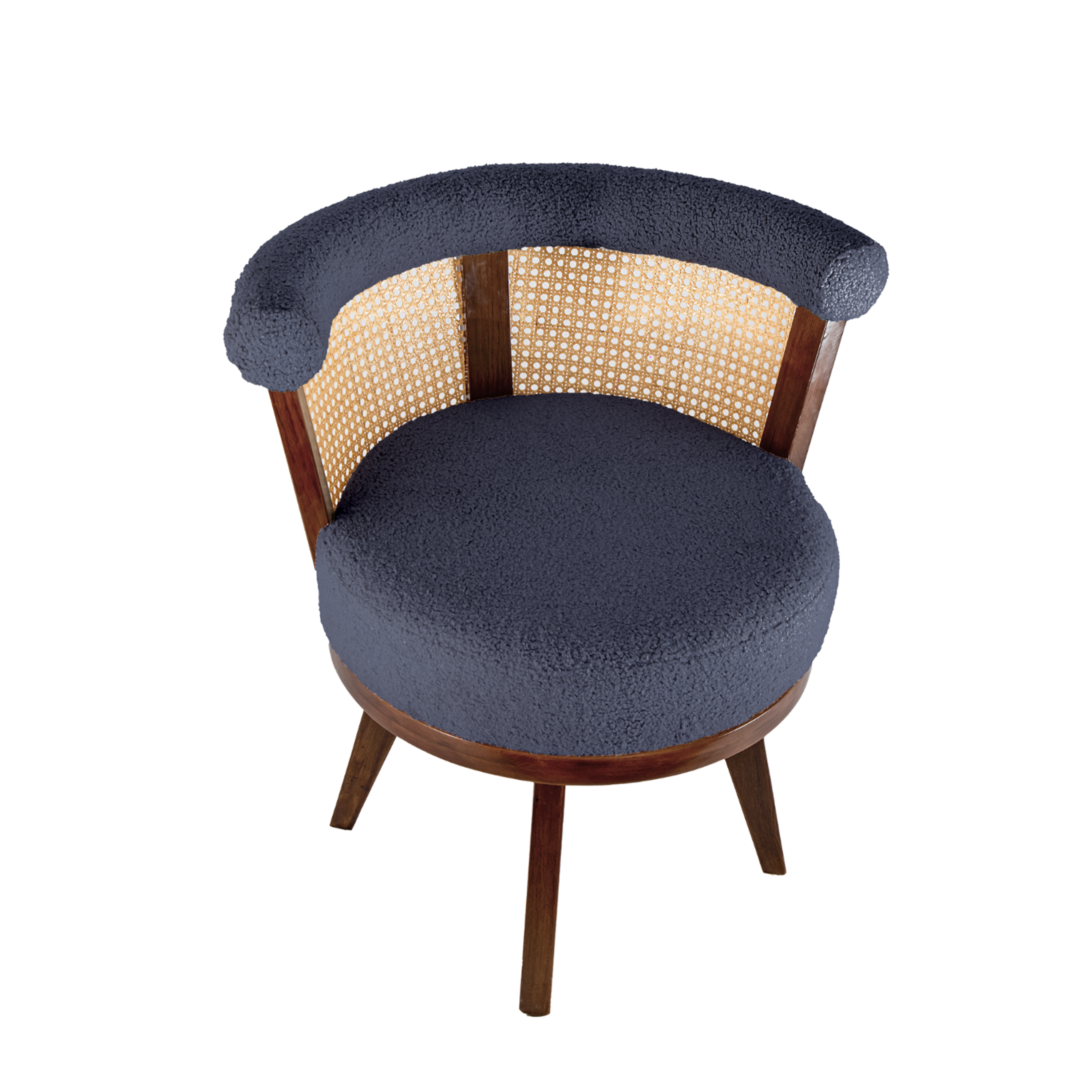 Zen Rattan Swivel Chair