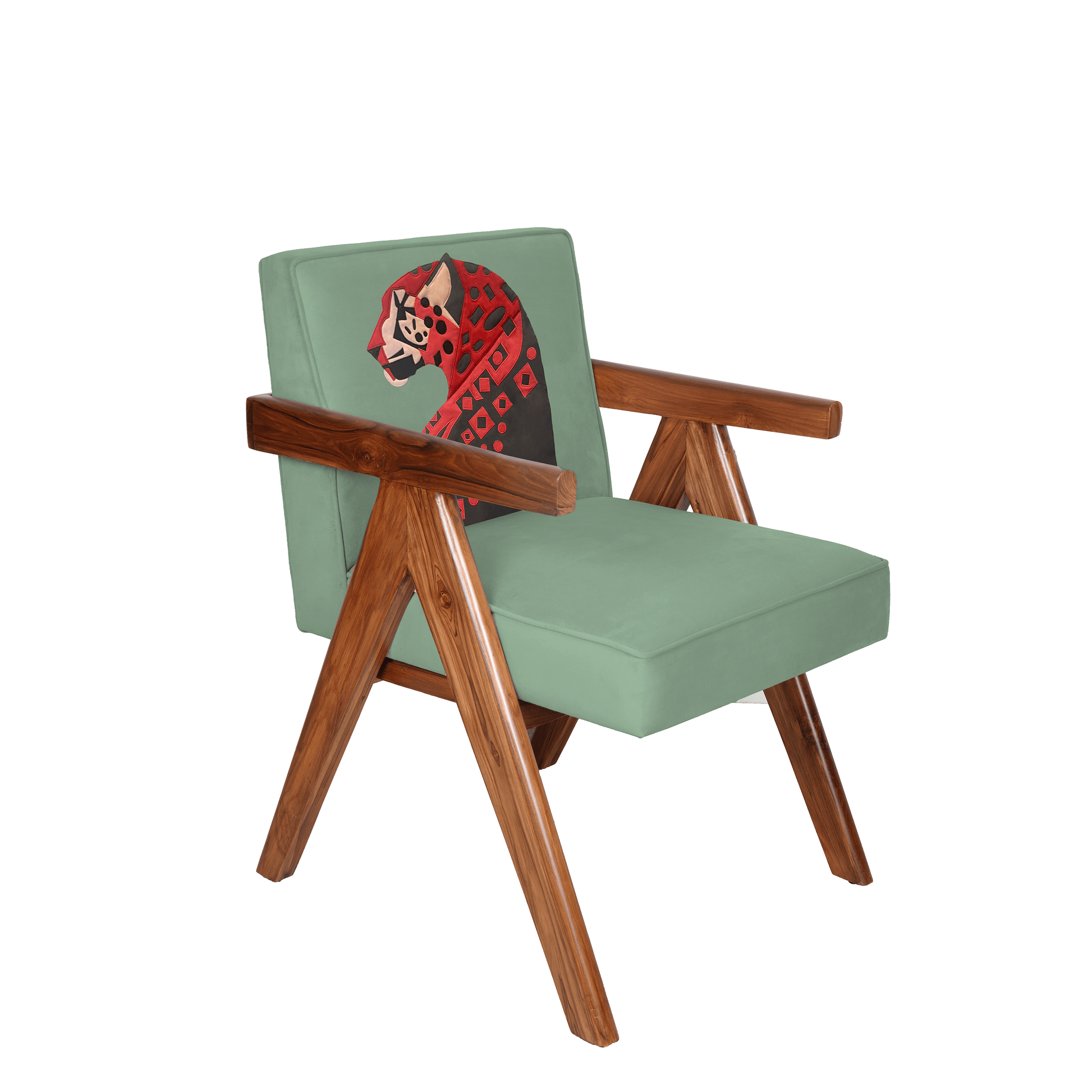 Cheetah in Flo Armchair