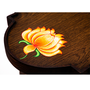 The Ethereal Lotus Accent Table