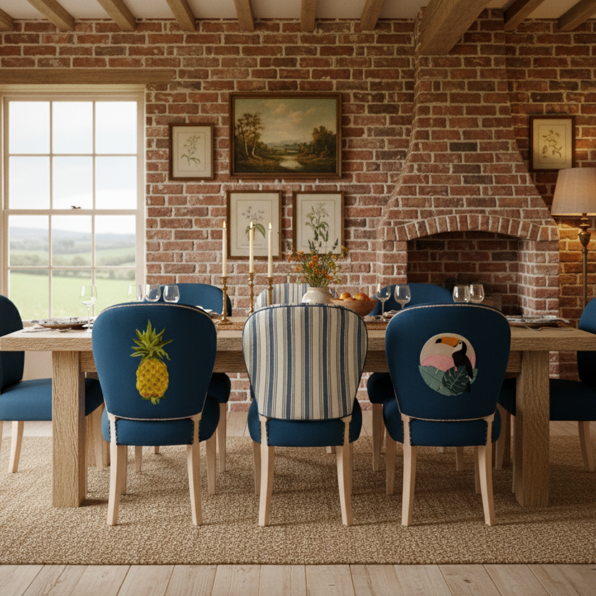 The Forest Rhapsody Dining chairs (Set of 6)