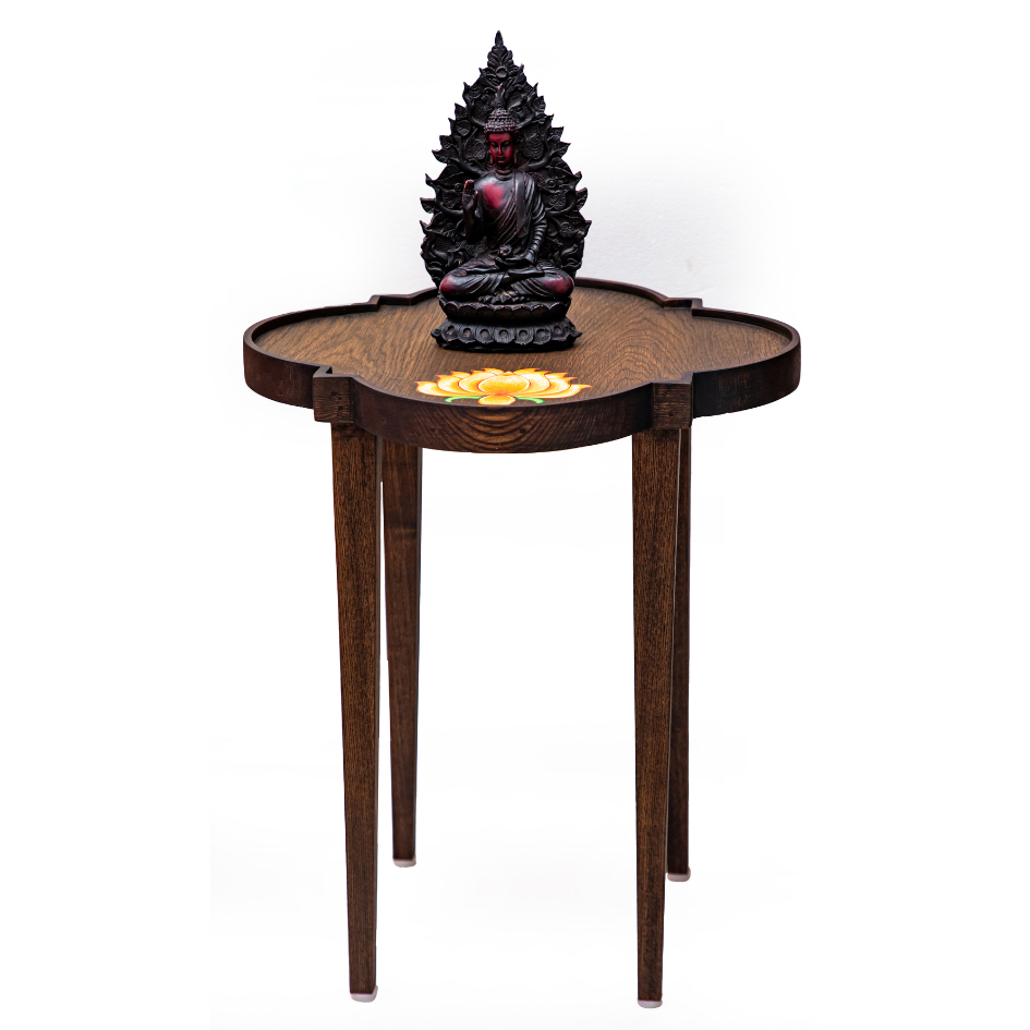The Ethereal Lotus Accent Table