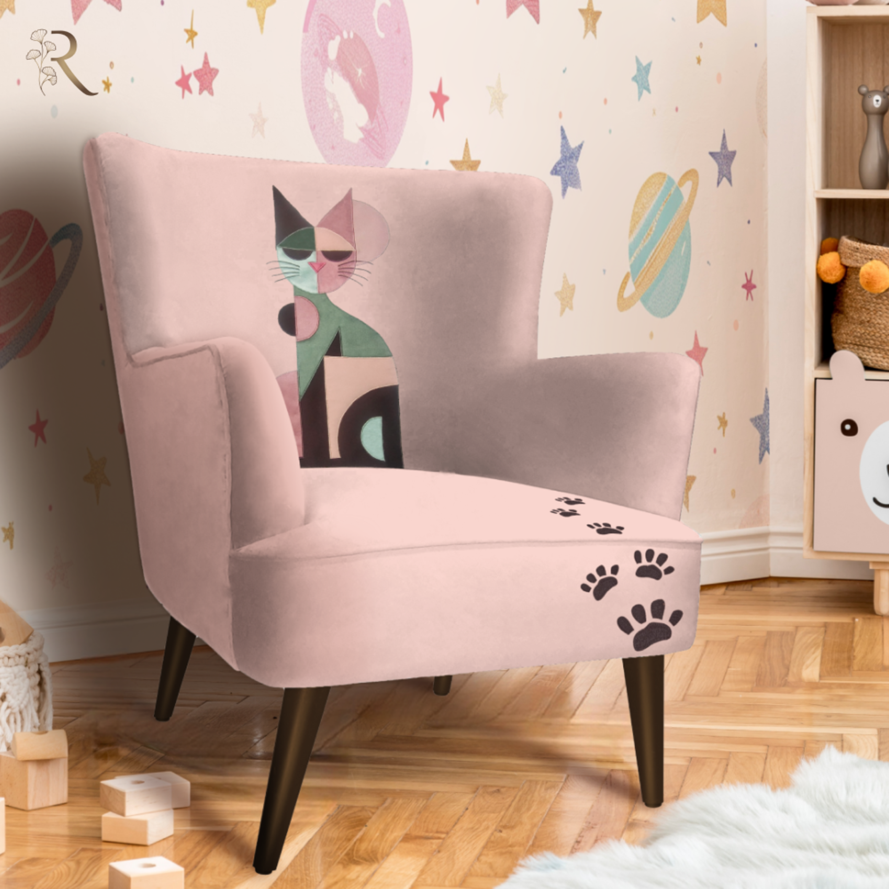 Purrfectly Chic Armchair