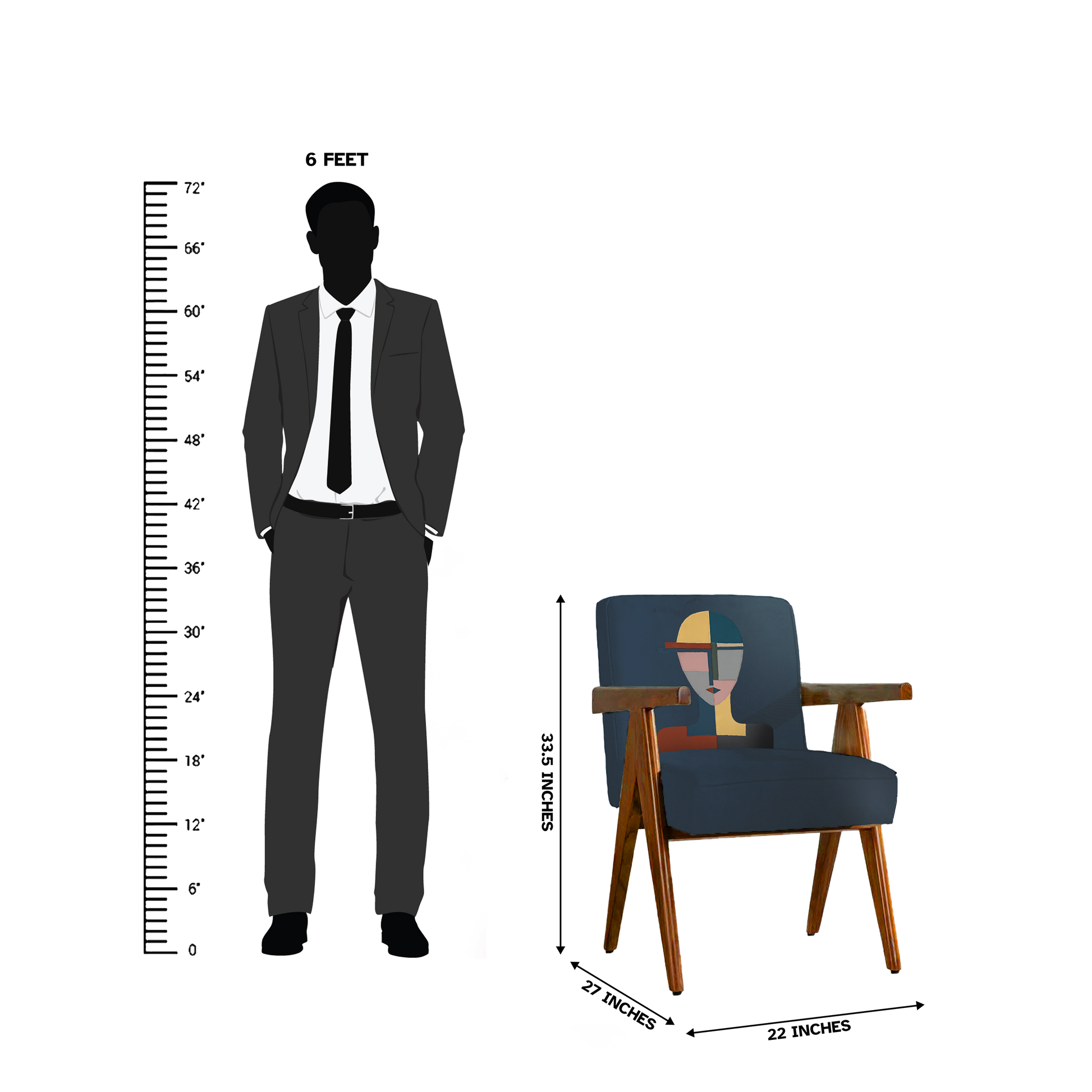 Reflection in Flo Armchair