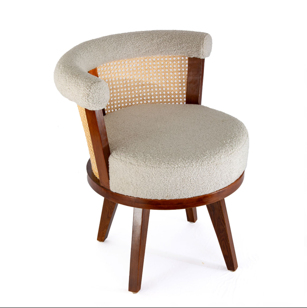 Zen Rattan Swivel Chair