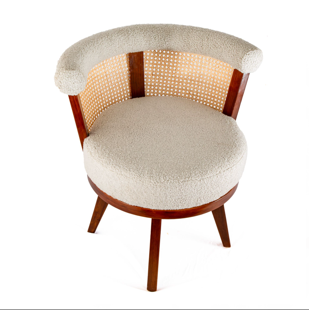 Zen Rattan Swivel Chair