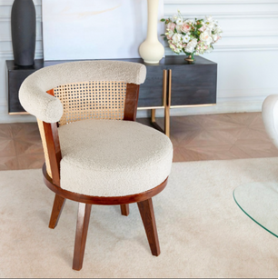 Zen Rattan Swivel Chair