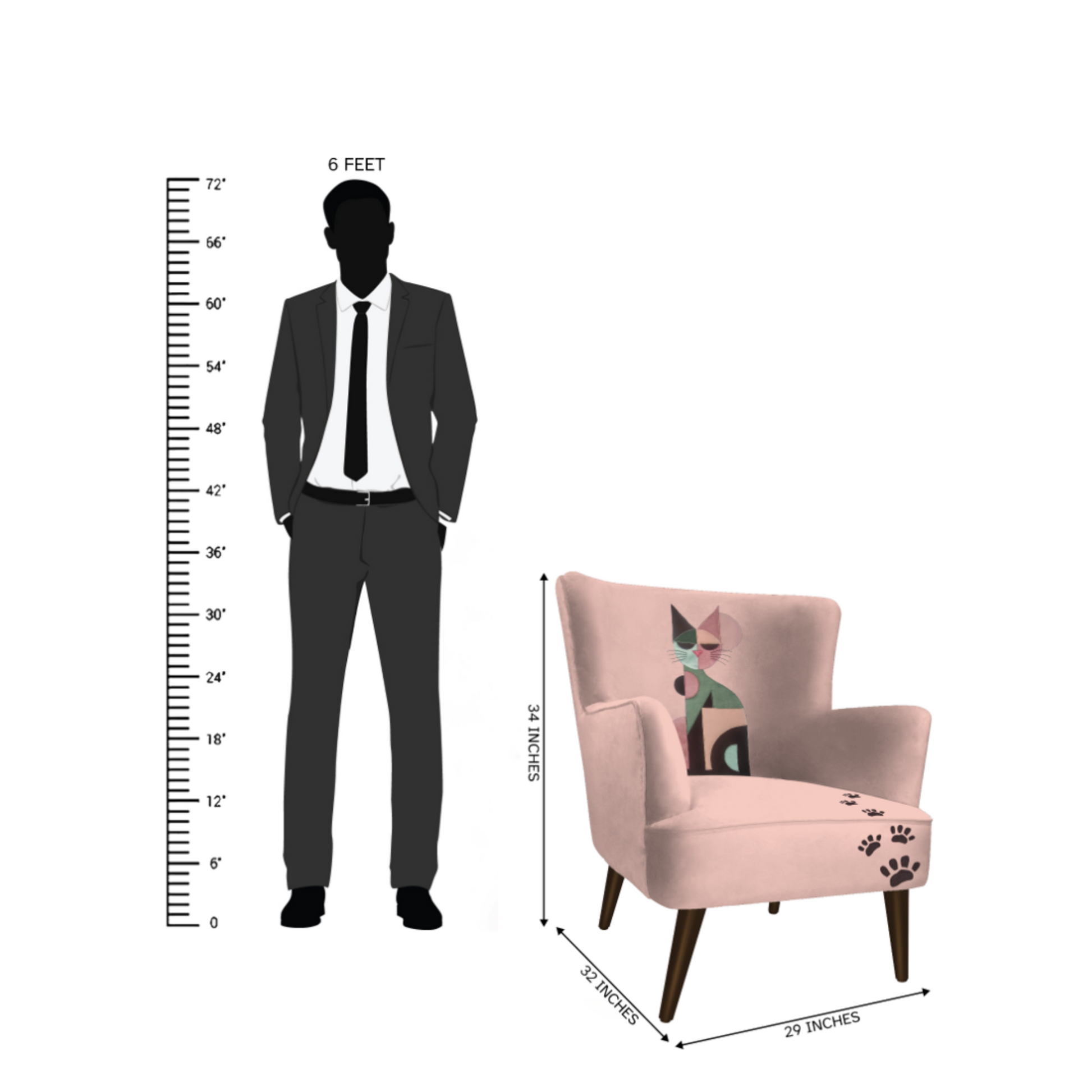 Purrfectly Chic Armchair