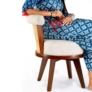 Zen Rattan Swivel Chair