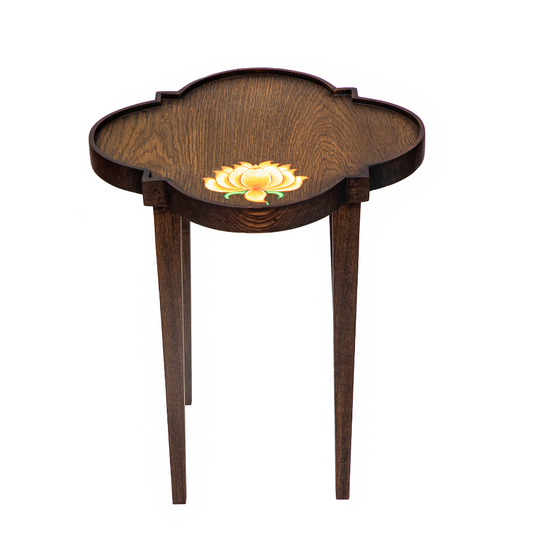 The Ethereal Lotus Accent Table