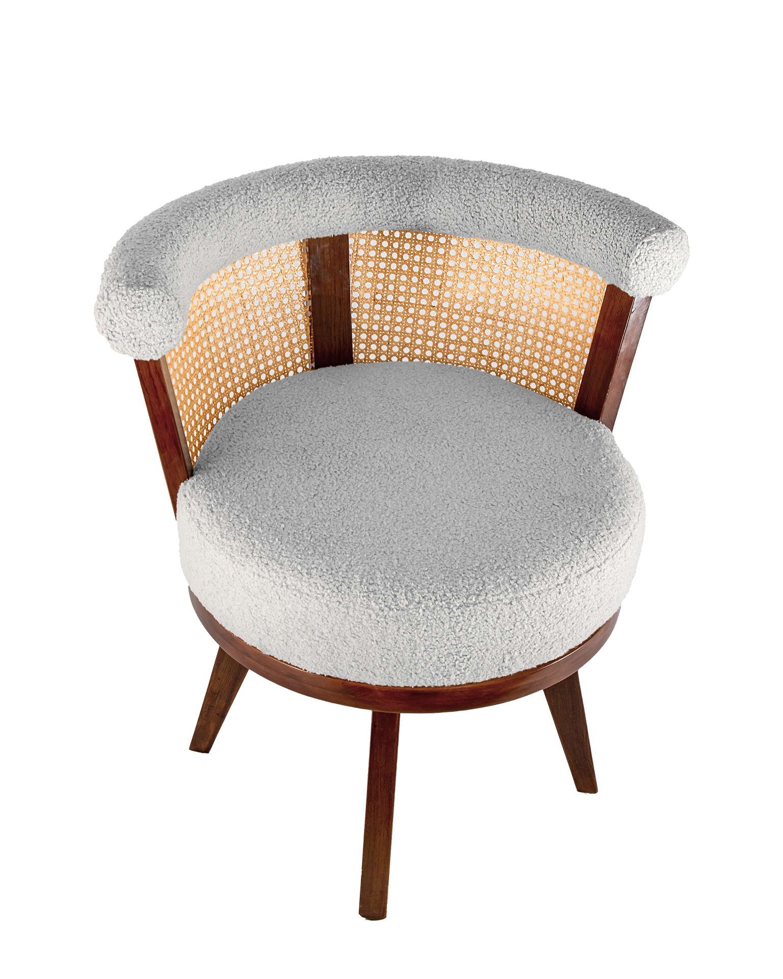 Zen Rattan Swivel Chair
