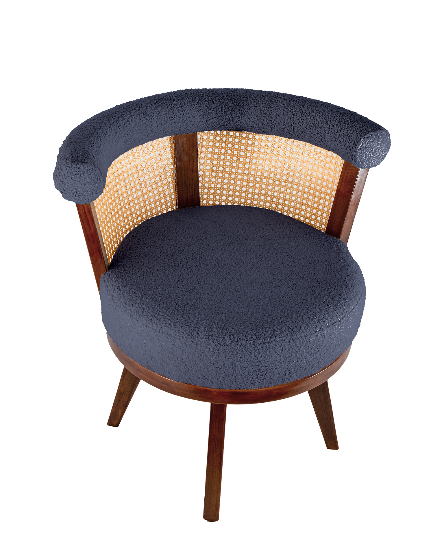 Zen Rattan Swivel Chair