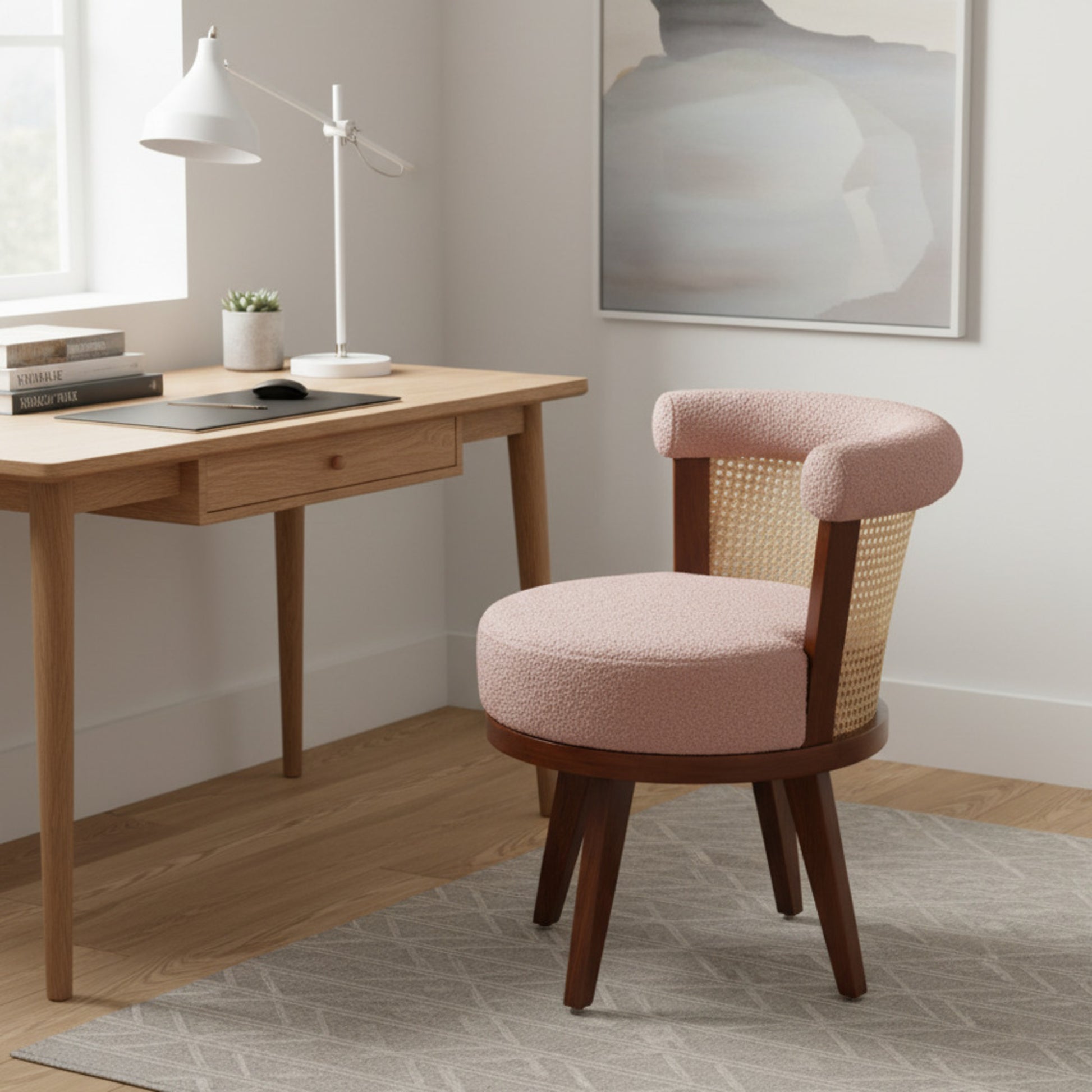 Zen Rattan Swivel Chair