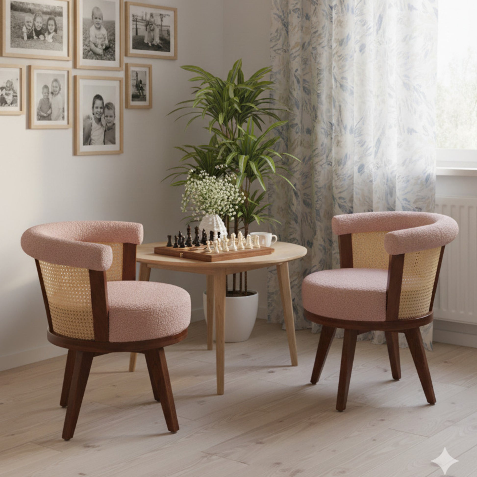 Zen Rattan Swivel Chair