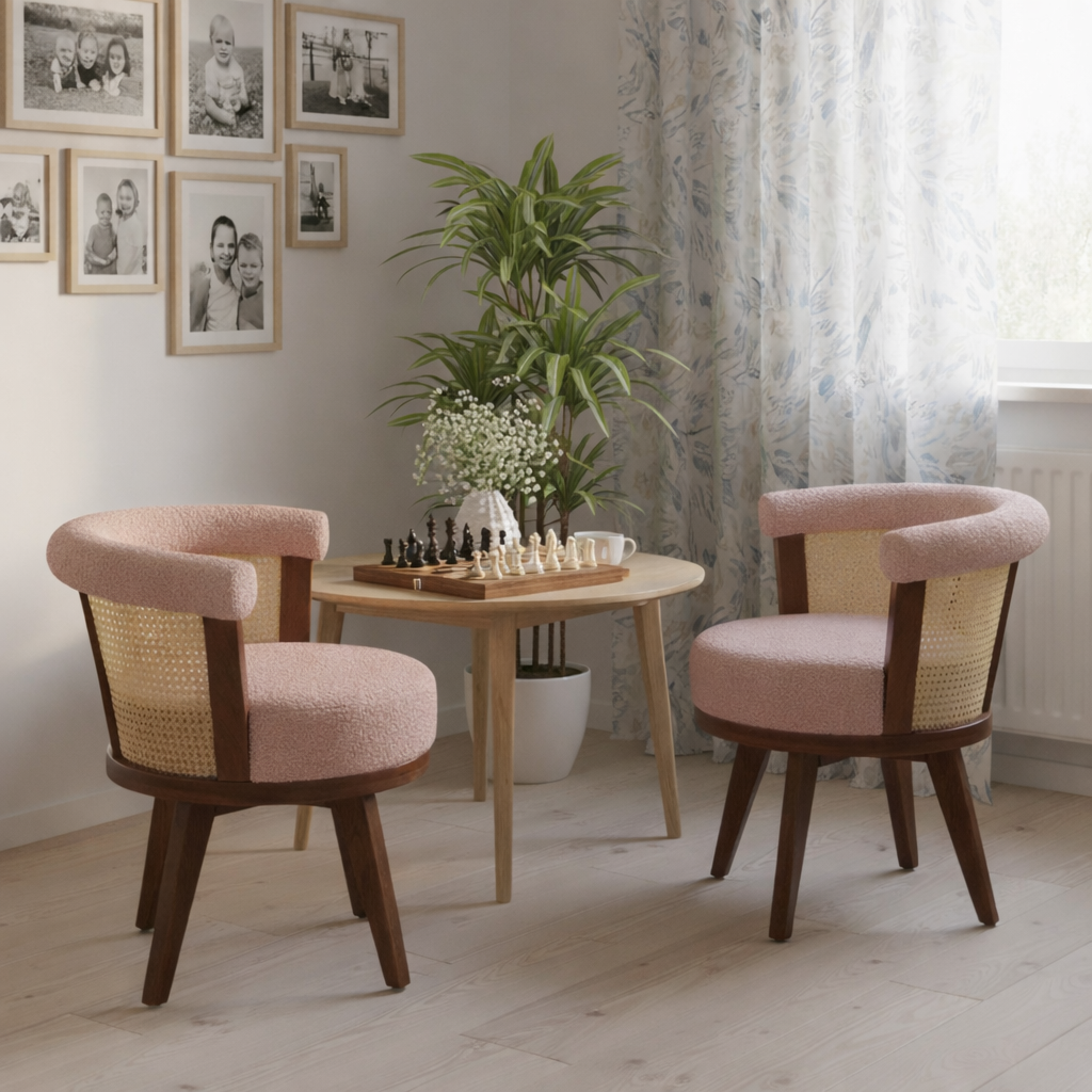 Zen Rattan Swivel Chair