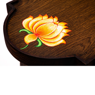 The Ethereal Lotus Accent Table