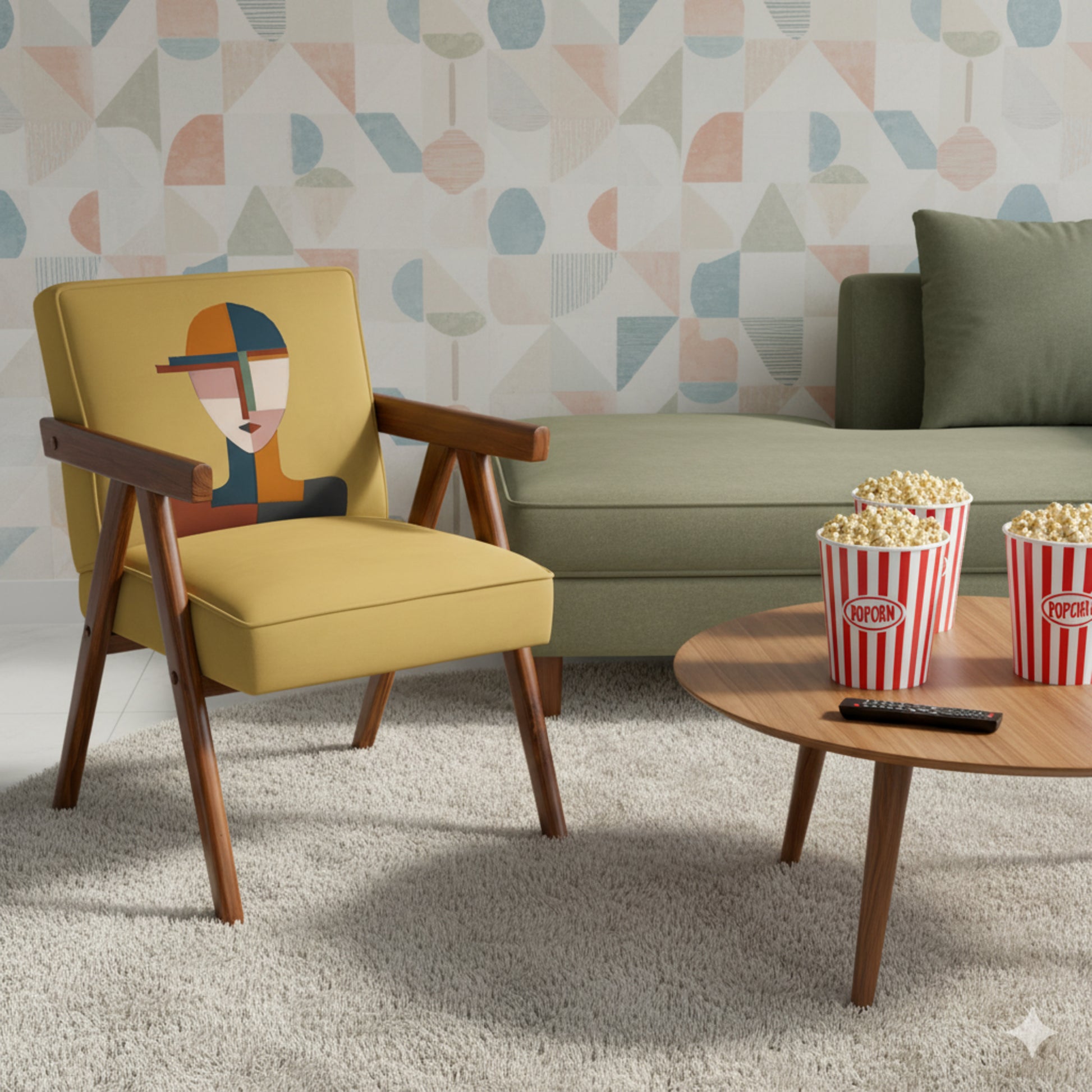 Reflection in Flo Armchair