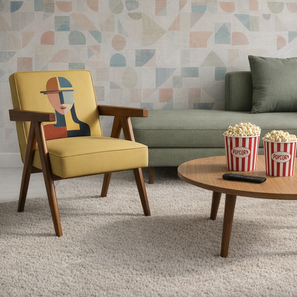 Reflection in Flo Armchair