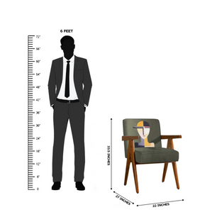 Reflection in Flo Armchair